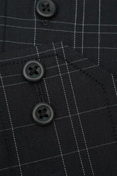 BLACK CLASSIC CHECK SHIRT